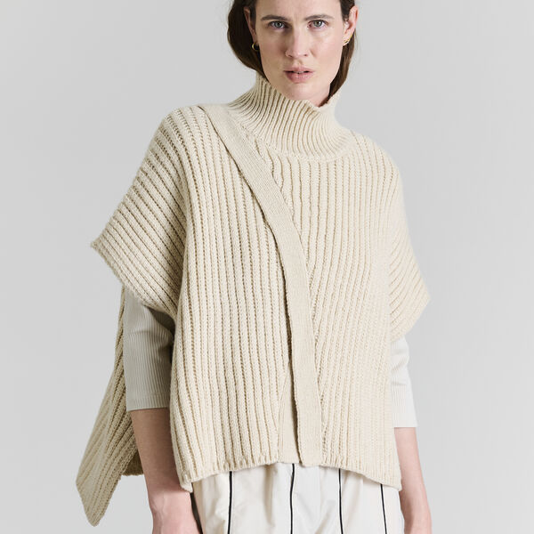 Nitto High-necked Blouse, ivory, BITTE KAI RAND