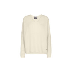 MMThora V-Neck Knit, ecru, MOS MOSH