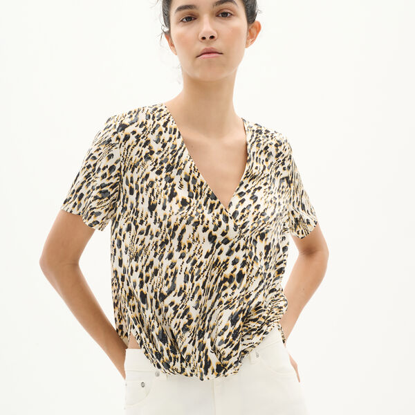 KinleyIW Printed Top, strokey small KinleyIW Printed Top, strokey small, InWear