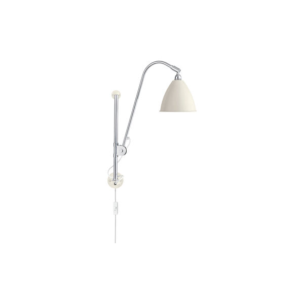 Bestlite BL5 Wall Lamp, soft white semi matt/chrome, GUBI