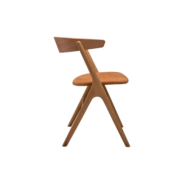 Sibast No 9 Dining Chair, oiled oak/cognac, Sibast Furniture