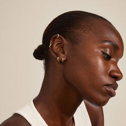 ARIELLA Hoops 2 in 1 set, gold plated, Pilgrim
