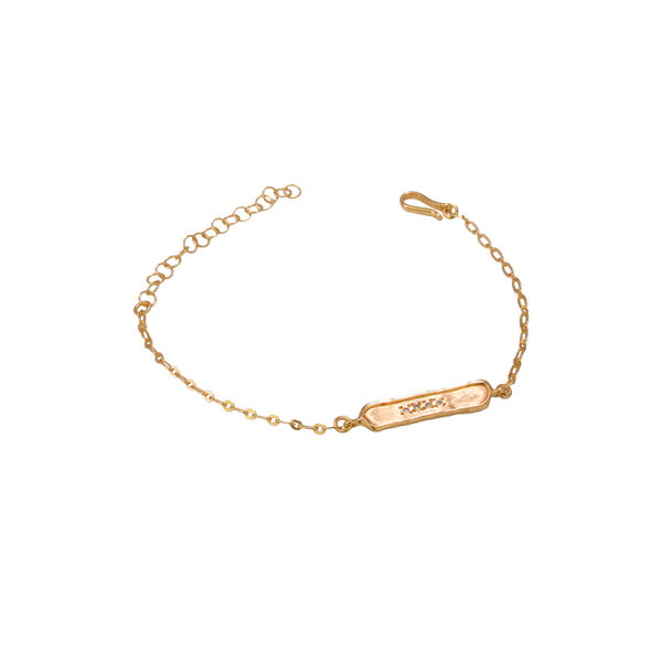 Evermore Bracelet, gold plated, Stone Copenhagen