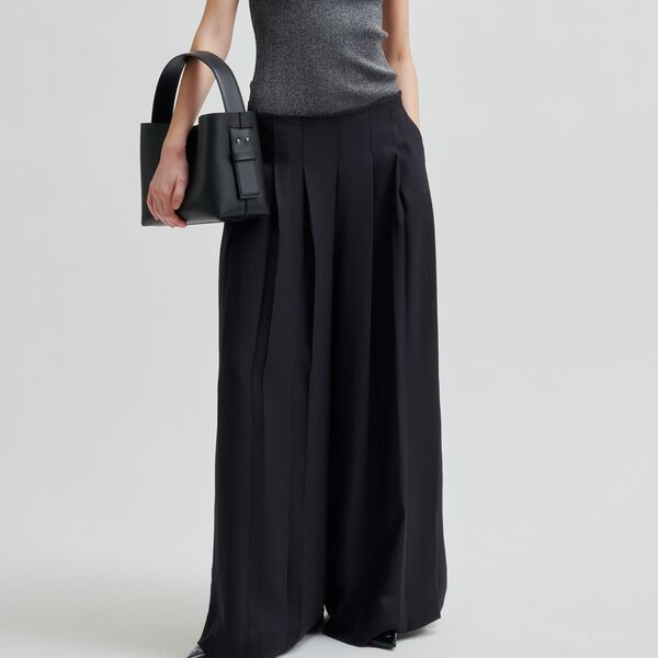 Glara Trousers, black Glara Trousers, black, Second Female