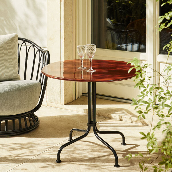 Carmel Bistro Outdoor Lounge Table, matt rock red Carmel Bistro Outdoor Lounge Table, matt rock red, GUBI