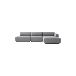 Develius Modular Sofa J, light grey, &Tradition