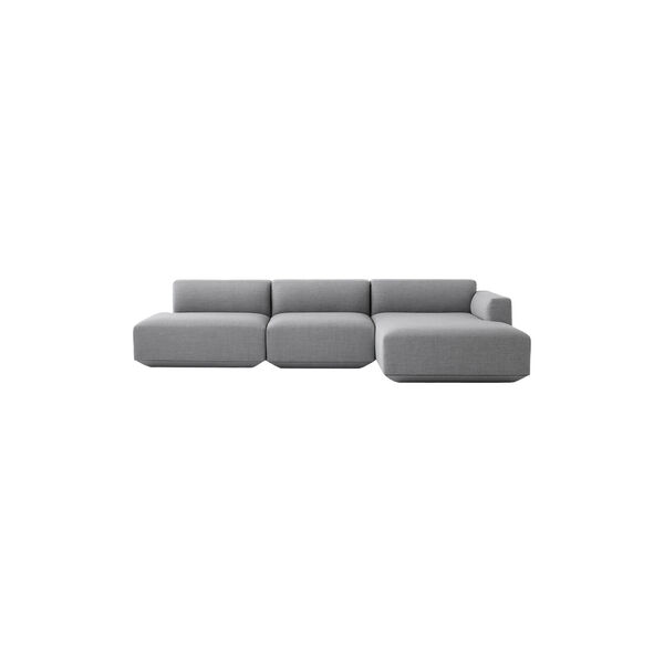 Develius Modular Sofa J, light grey, &Tradition