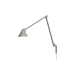 NJP Long Wall Lamp, light grey, Louis Poulsen