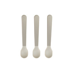 Foodie Easy-grip Baby Spoon 3-pack, sand, Done by Deer