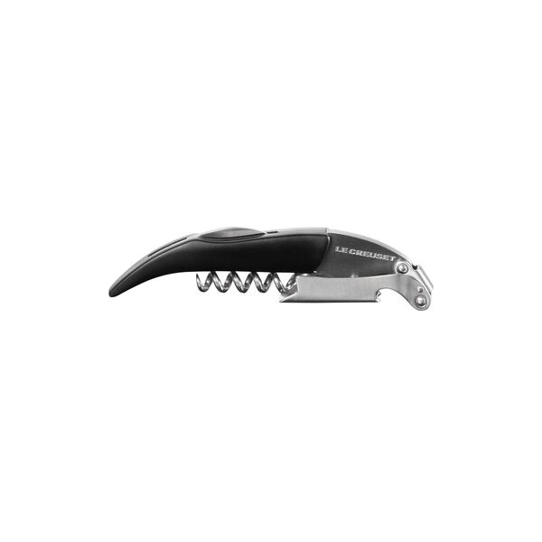 Premium waiter corkscrew, satin black, Le Creuset