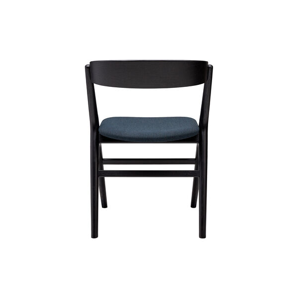Sibast No 9 Dining Chair, black lacquered oak/navy Sibast No 9 Dining Chair, black lacquered oak/navy, Sibast Furniture