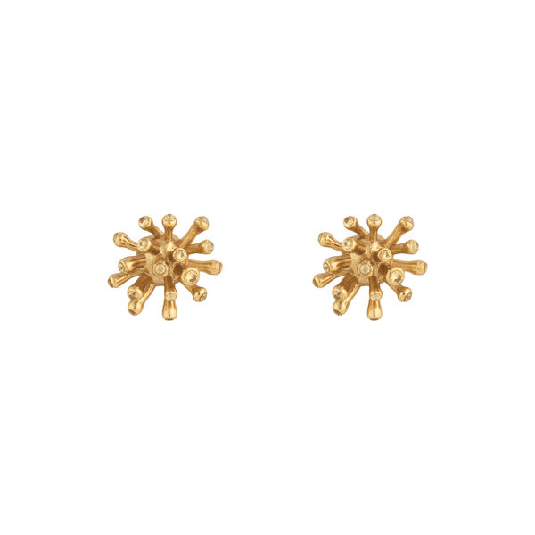 SEA TRAVELER EARRINGS, gold plated/light yellow, House of Vincent