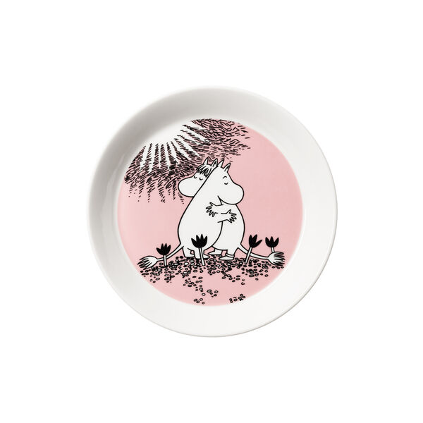 Moomin Plate & Mug Set Love, Moomin Arabia