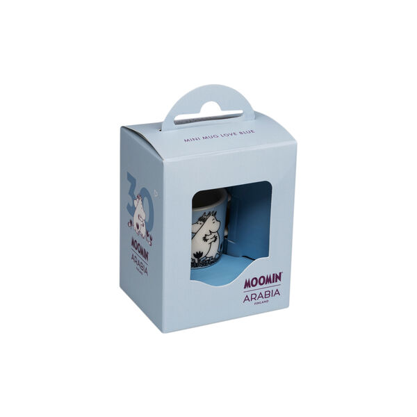 Moomin mini mug Love Box, blue, Moomin Arabia