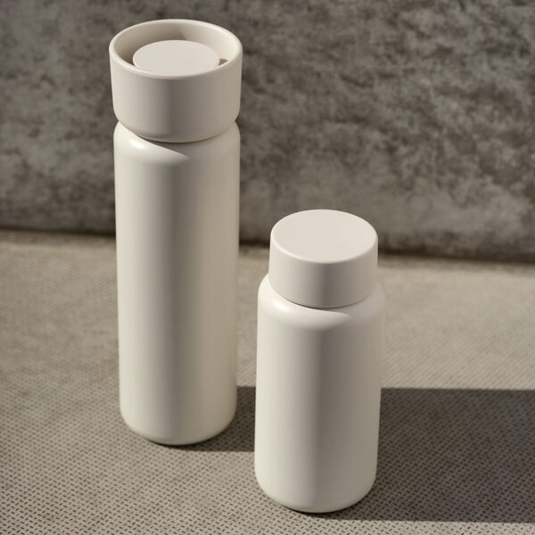Thermo bottle Singles 650 ml, cream, Zone Denmark