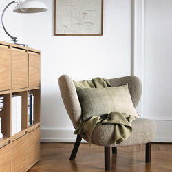 Horizon Cushion Cover, bottle green, ELVANG