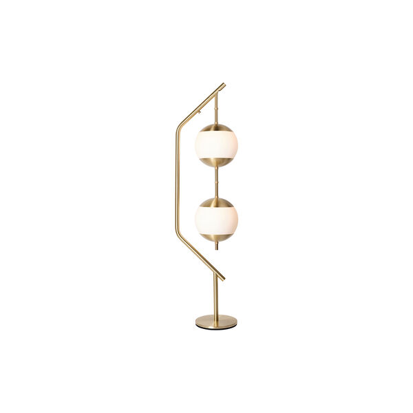 Monroe Floor Lamp, brass/opal Monroe Floor Lamp, brass/opal, Rubn