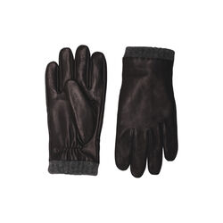 Rasmus Leather Gloves, black, Kessler