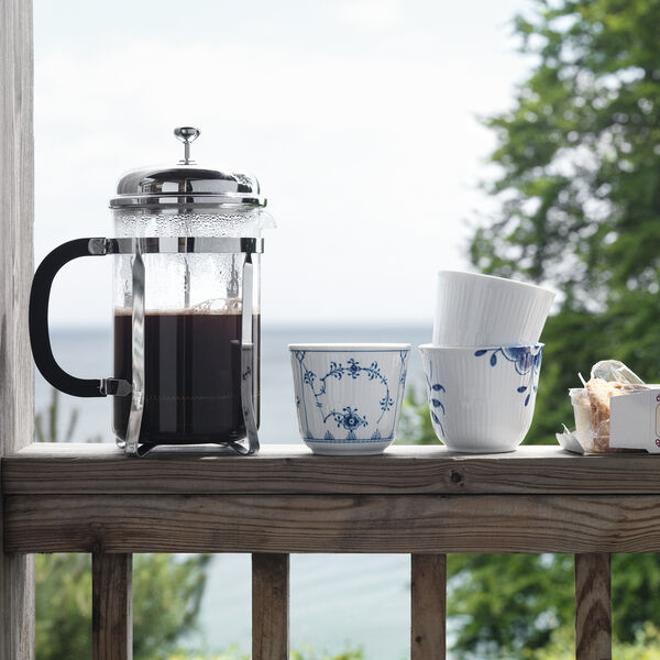 White Fluted Thermal Cup 26 cl, Royal Copenhagen