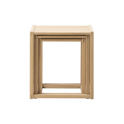 BM375 Nesting Tables, light oiled oak, Fredericia Furniture