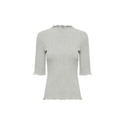 CandaceKB SS Tee, opal gray melange, Karen by Simonsen