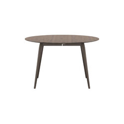 PLAYdinner Round Ø120 Dining Table with Extension, smoked oak PLAYdinner Round Ø120 Dining Table with Extension, smoked oak, Bruunmunch Furniture