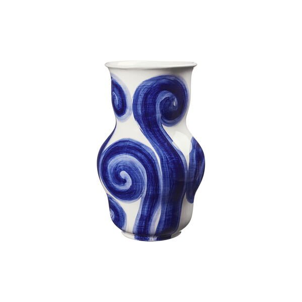 Tulle Vase, blue, Kähler