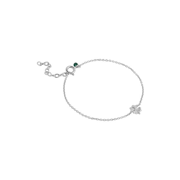 Four-Leaf&nbsp;Clover Bracelet, silver, ENAMEL Copenhagen