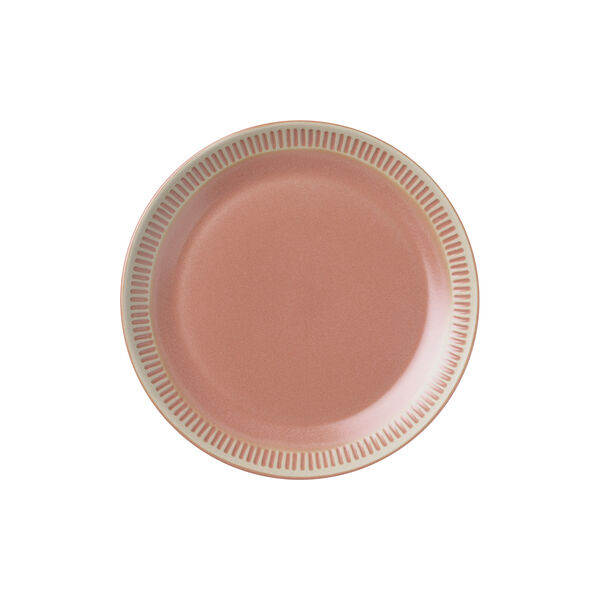 Colorit Plate Ø 19 cm, coral Colorit Plate Ø 19 cm, coral, Knabstrup Keramik