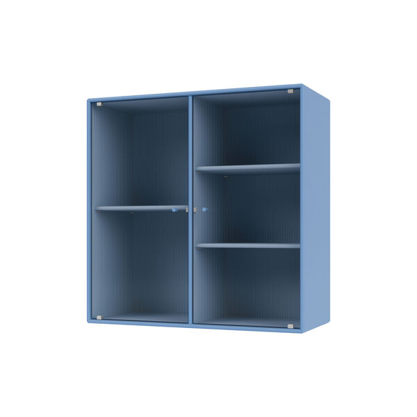 RIPPLE II Vitrine Cabinet, 154 azure, Montana Furniture