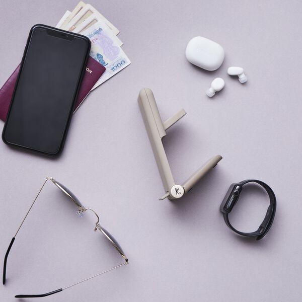 reCHARGE + Wireless Powerbank, ivory sand, Kreafunk