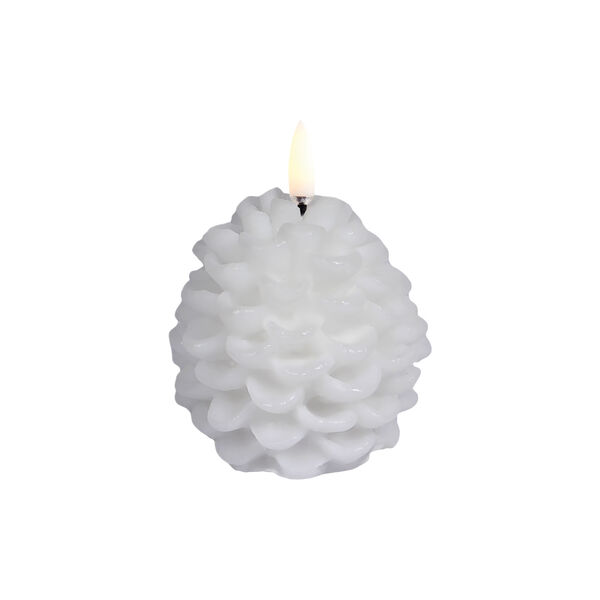 LED candle pine cone, nordic white LED candle pine cone, nordic white, Uyuni Lighting