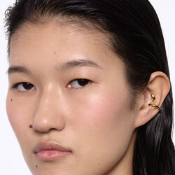 Coil Whirl Ear Cuff Right, gold, Maria Black