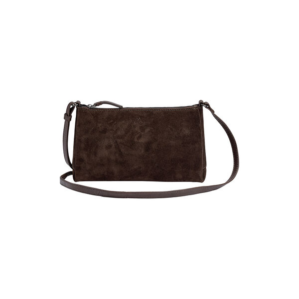 MarciMBG Crossbody Bag Suede, dark brown, Markberg