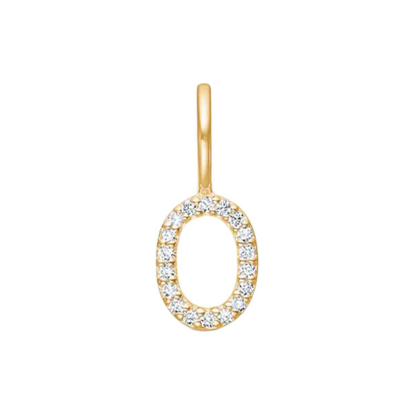 My Collection diamond pendant, O, Ro Copenhagen