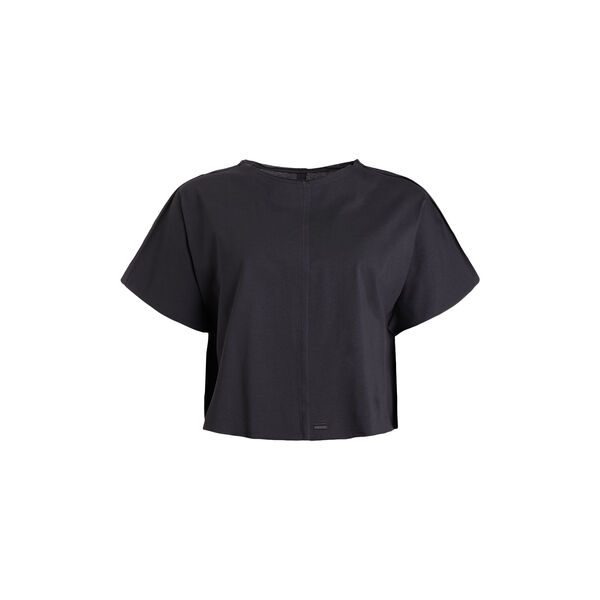 Tee Short Raw Edges Caen, almost black, Rethinkit