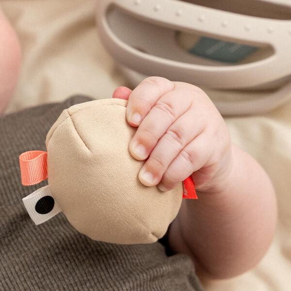 Clucky Grip & Teether Toy w/ Rattle, sand, Done by Deer
