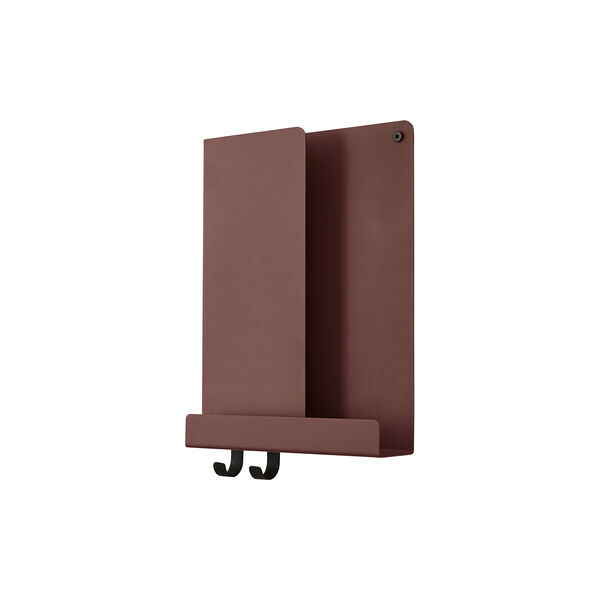 Folded Shelves, deep red, Muuto