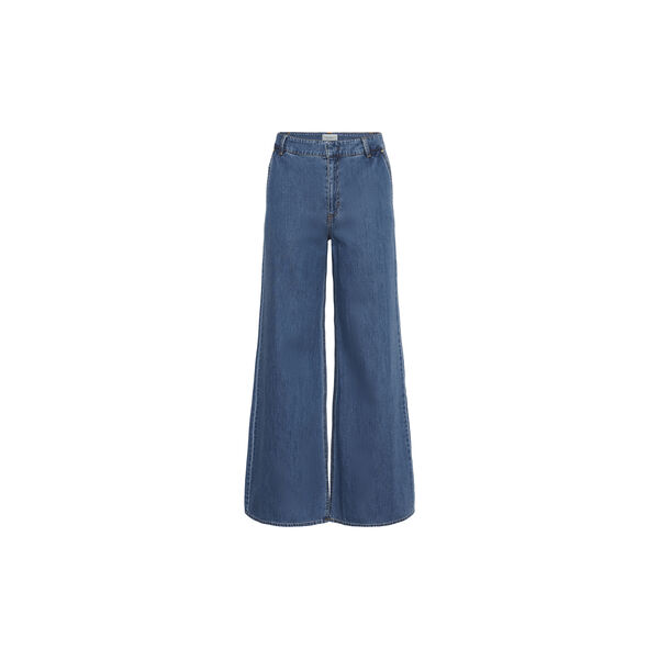 SafinasPW Trousers, medium blue denim, Part Two