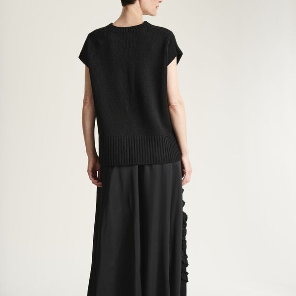 Nitto sleeveless blouse, black, BITTE KAI RAND
