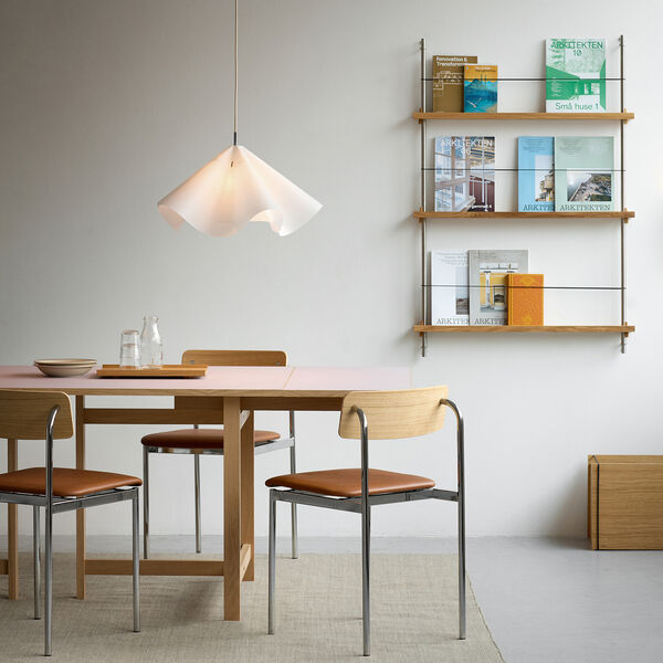 Sinuate Pendant, steel, MOEBE