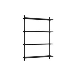 Wall Shelving 1151, black, MOEBE