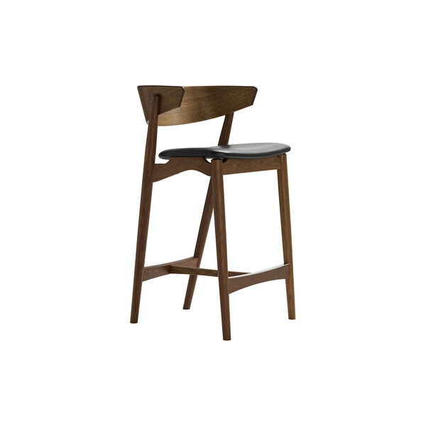 Sibast No 7 Bar Chair, smoked oiled oak/black, Sibast Furniture