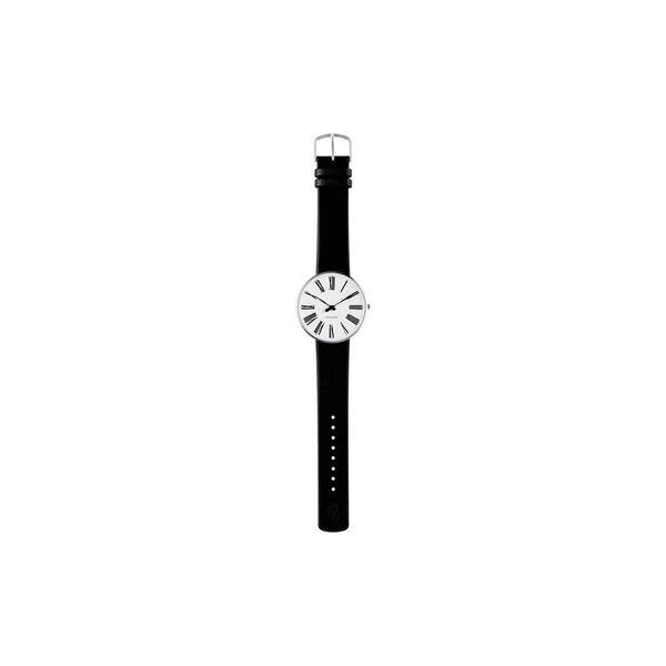 Roman Wrist Watch, white/steel/black, Arne Jacobsen Watches
