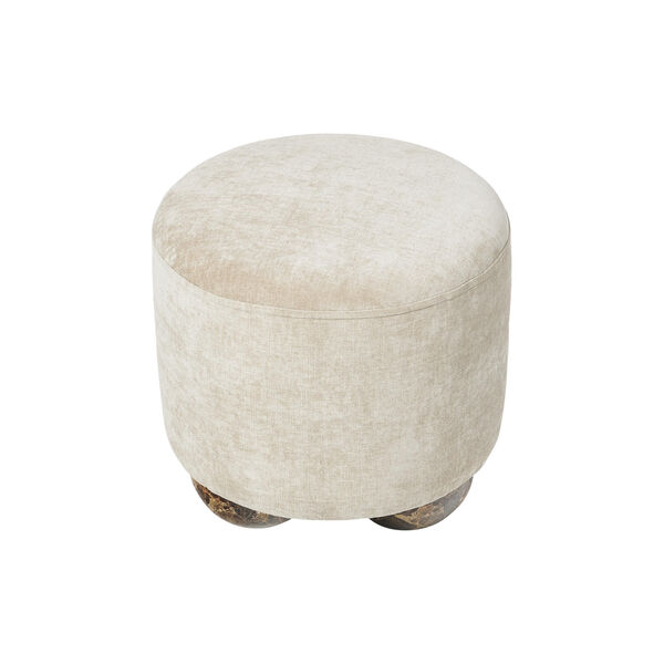 Lino Pouf, beige/light brown, Westwing Collection