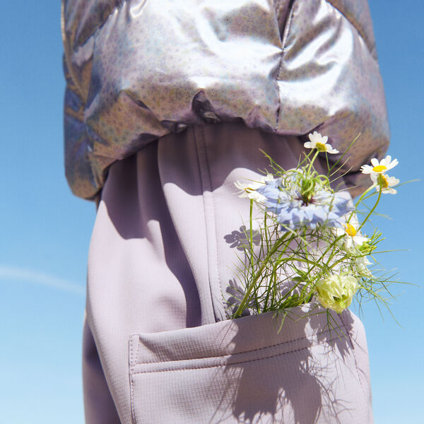 Lightweight Puffer Jacket Ullu, silver sky flower, Wheat