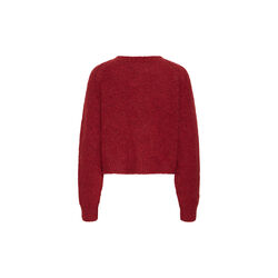 IHBELABLUE Cardigan, red dahlia, ICHI