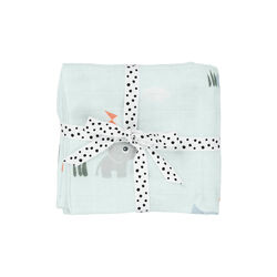 Playground Burp Cloth 2-Pack, blue, Done by Deer