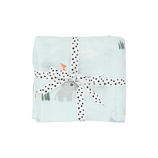 Playground Burp Cloth 2-Pack, blue Playground Burp Cloth 2-Pack, blue, Done by Deer