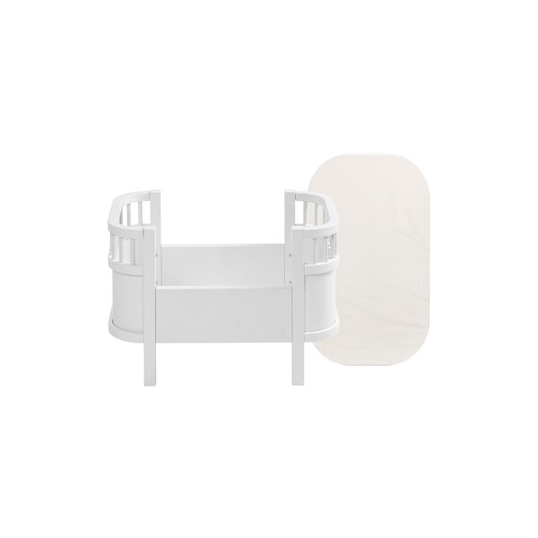 Doll Bed with mattress, white, Sebra